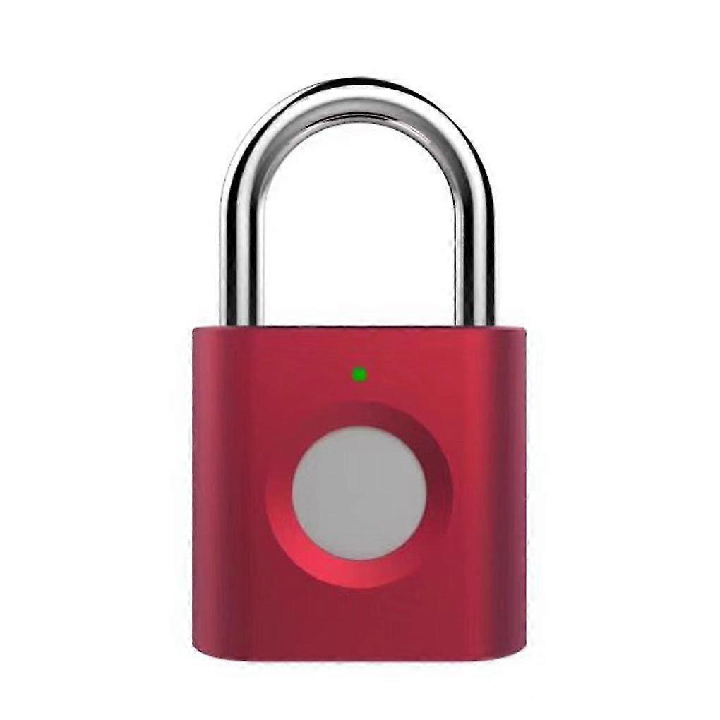 Mini Smart Fingerprint Padlock Usb Recharge Waterproof Electronic Lock Keyless Anti-theft Security Door Lock Luggage Suitcase