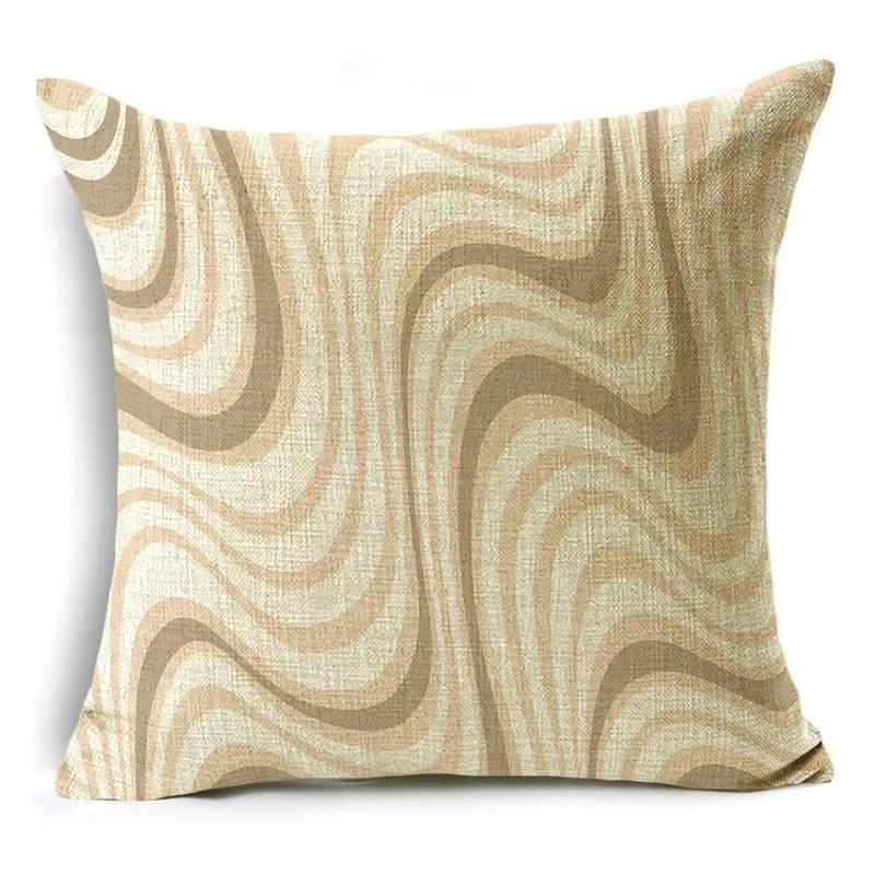 The Same Color Stitching Series Pillow Cover Creative Geometric Sofa Bay Window Bedside Cushion Cover 40*40cm/45*45cm/50*50cm
