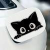 Thief Cat with Big Eyes Car Sticker, Waterproof PVC Material; Car Styling Decor Accessories, Poor Cat Car Decals