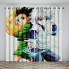 Japanese Cartoon Style Anime Series Shade Window Drapes 2 Panelss Children Loved Room Bedroom Space Living Space Window Ornamental Window Drapes