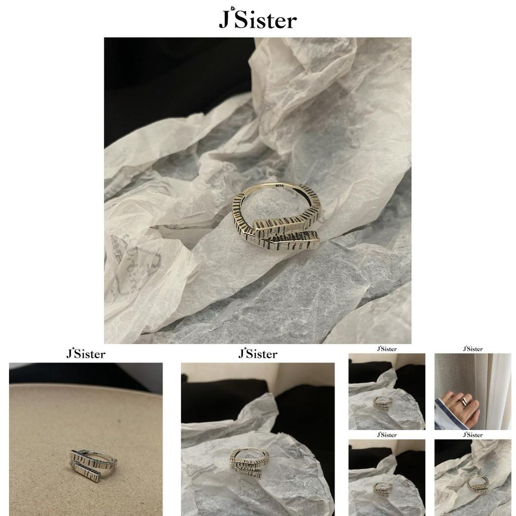 Trendy Vintage Style S925 Pure Silver Adjustable Ring For Women With Unique Design