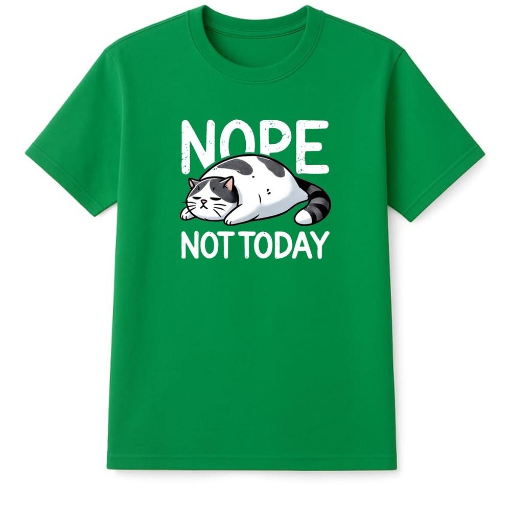 Nope Not Today TShirt Funny Sarcastic Introvert Graphic Lazy Joke Tired Unisex Tee S