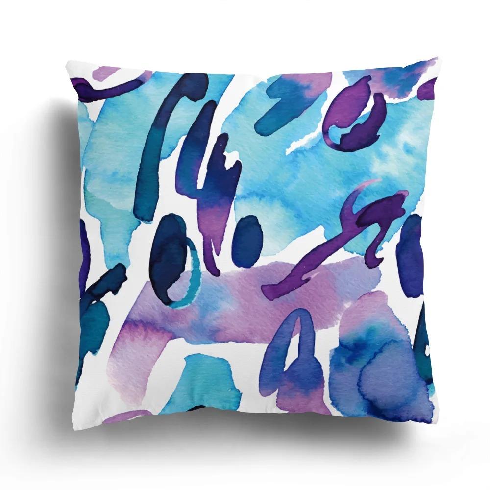 Abstract Geometric Graffiti Print Pillowcase Car Ornaments Office Living Room Home Pillowcase
