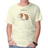 Unisex Crew Neck T-Shirt Anatomy of a Guinea Pig Graphic Short Sleeve Casual Tee