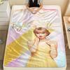 Taylor Swift printing Flannel Blanket Bedroom Sofa Camping Warm blanket Gifts for family and friends-MJ005