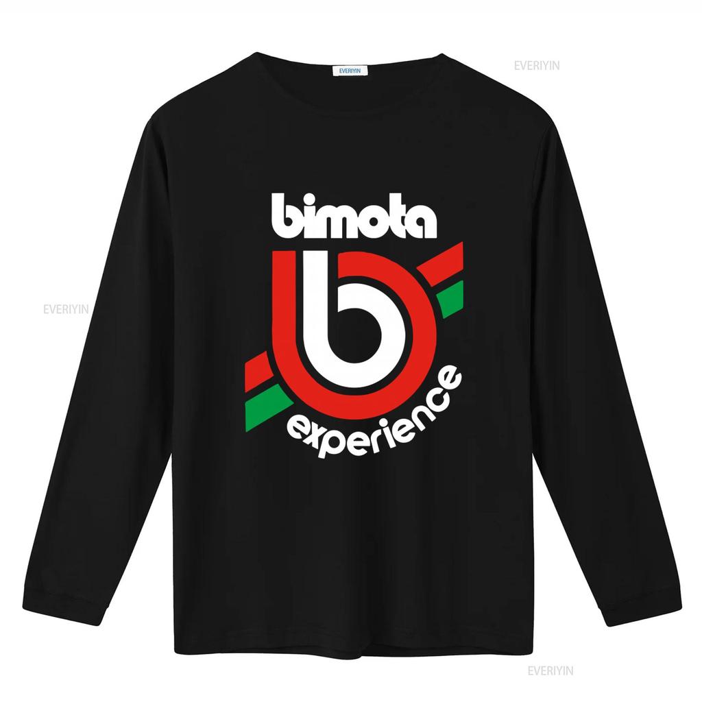Bimota Experience Italian Motorcycles Logo Mens Black T Shirt S 5XL Vintage Washed Casual Designer Clothes