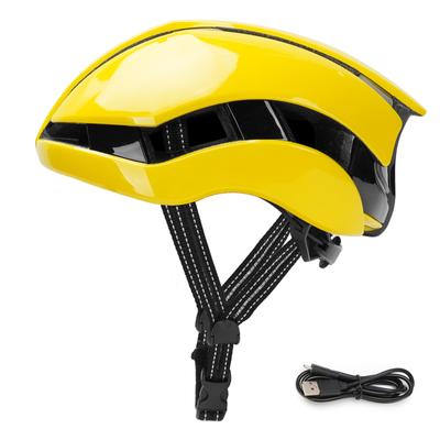 Smart Bike Helmet with Light for Night Riding LED Motion Steering Sensor Brake and Auto Shutdown Adult Mens Bike Helmet
