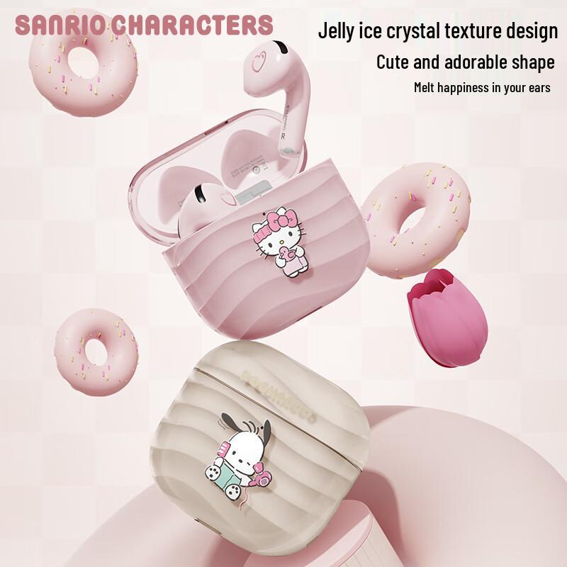 Sanrio Character Half-In-Ear Wireless Bluetooth Earbuds