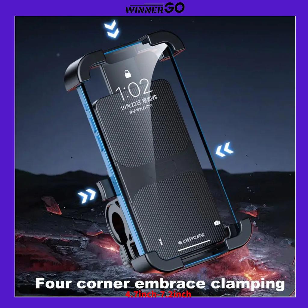 360° Rotatable Electric Bicycle Phone Holder for Huawei Xiaomi Riding MTB Bike Moto Motorcycle Stand Bracket Non-slip Cycling