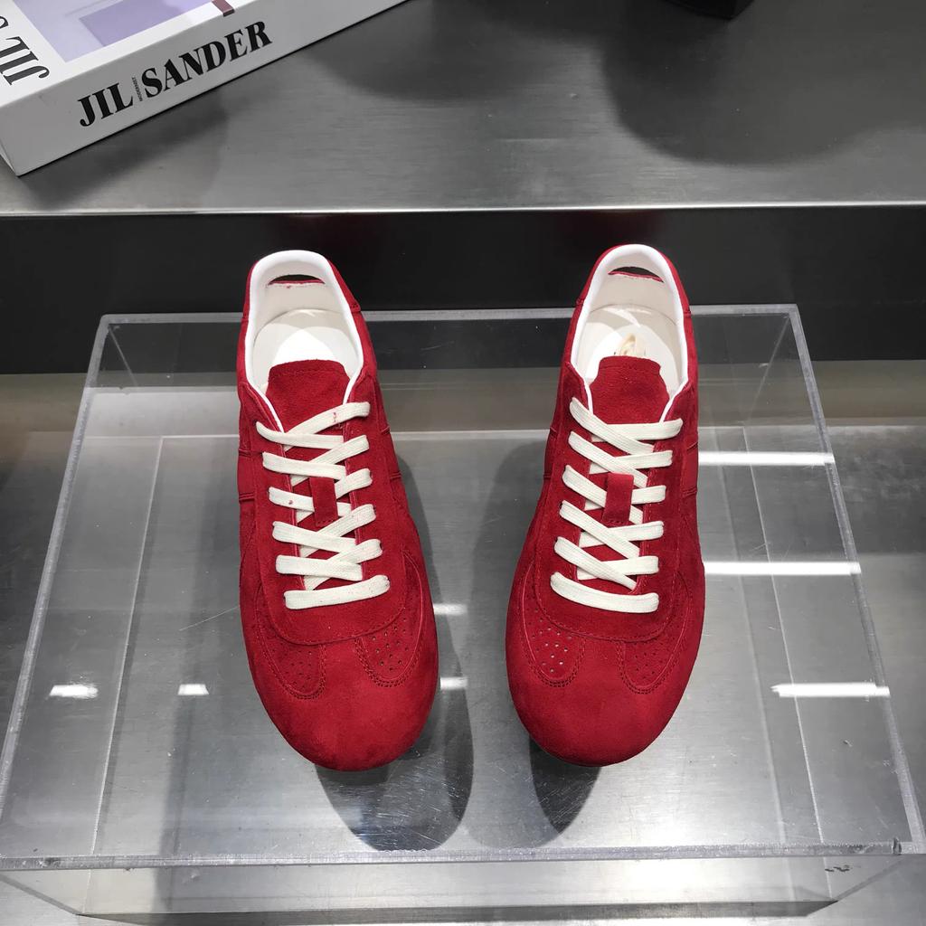 Sheepskin version~ retro round head flat bottom lace-up breathable German training shoes women's 2025 new casual sports shoes Forrest Gump shoes