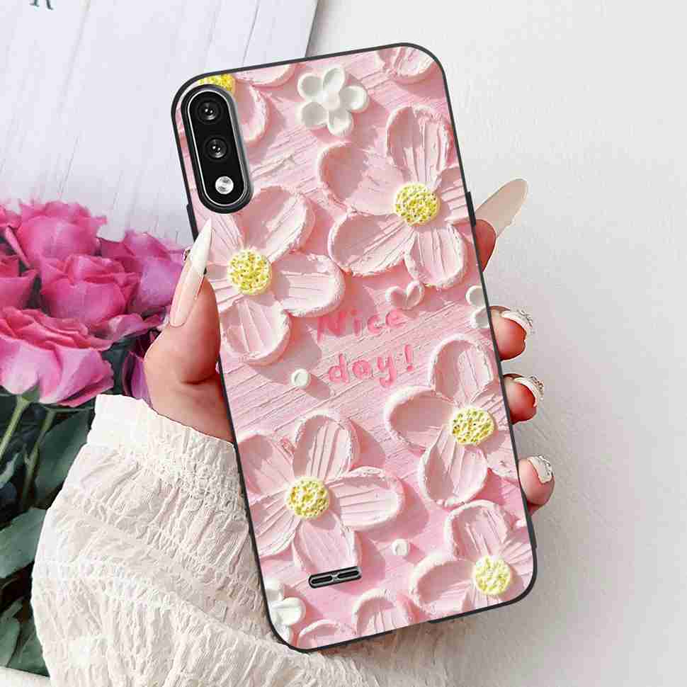 

For LG K22 2020 Casing 6.2 Floral Pattern Cover Silicone Soft TPU For LG K 22 K22 LGK22 Cases Screen Protectors Coque Fundas LG K22