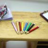 1 Set/8Pcs Mini Dollhouse Miniature Accessories Mini Color Pencil