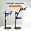 Adjustable Desktop Gimbal Boom Arm Stand for Dual Phone Live Streaming
