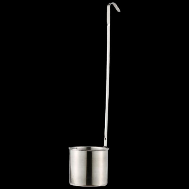 Stainless Steel Flat Handle Ladle