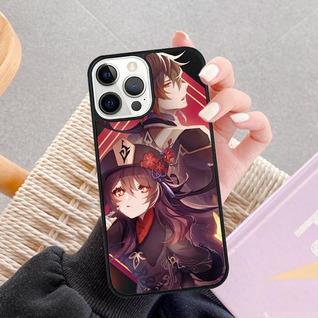 

Genshin Impact Hu Tao Ghost Phone Case For iPhone 17 Air 13 12 14 15 16 Cover For Apple iPhone 17 Air Pro Max Plus iPhone 14