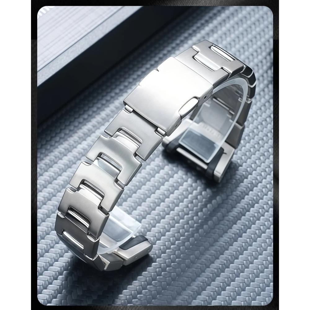 Voor Casio PRG-110T/Y PRW-1300Y Specifieke Titanium Band: Hoge Sterkte, Slijtvaste Buiten Wandel Vervangingsriem