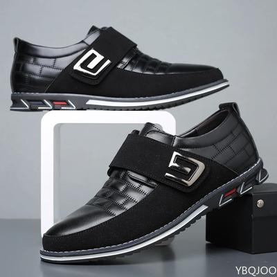 Fashion Leather Casual Shoes for Men Fashion Men Loafers Office Comfortable Slip On Men Shoes Business Big Size Working Footwear Tênis