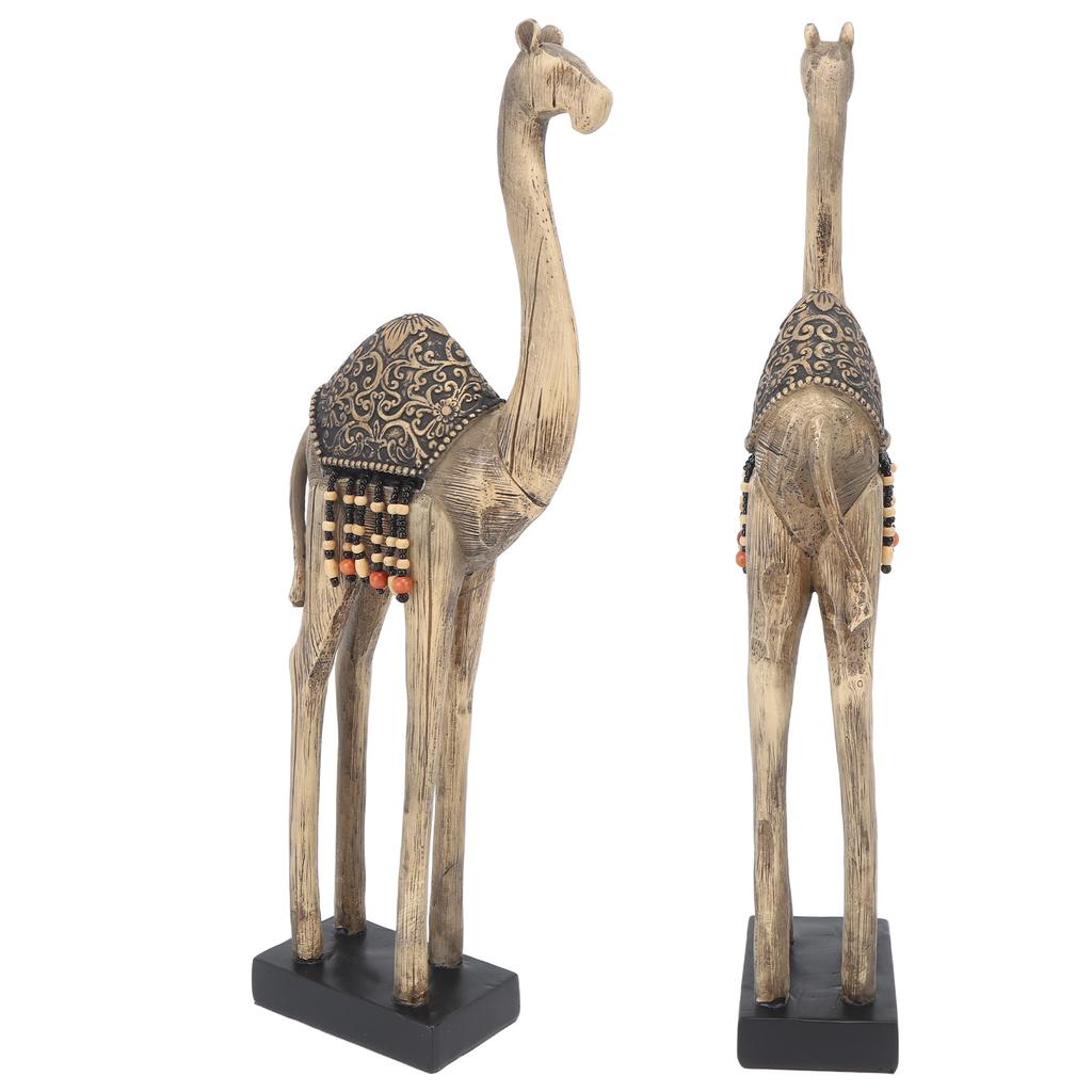 Kamelstatue Künstlerische Kamelskulptur für den Schreibtisch Harz-Kamelstatue Heimdekorationsornament