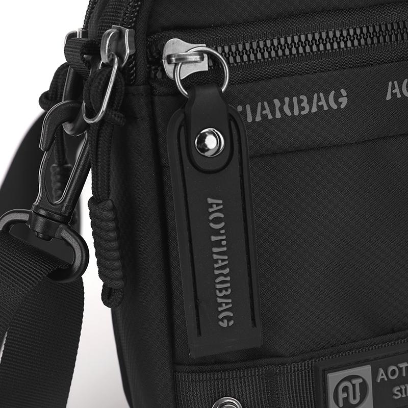 Men's Shoulder Bag Solid Color Handbag