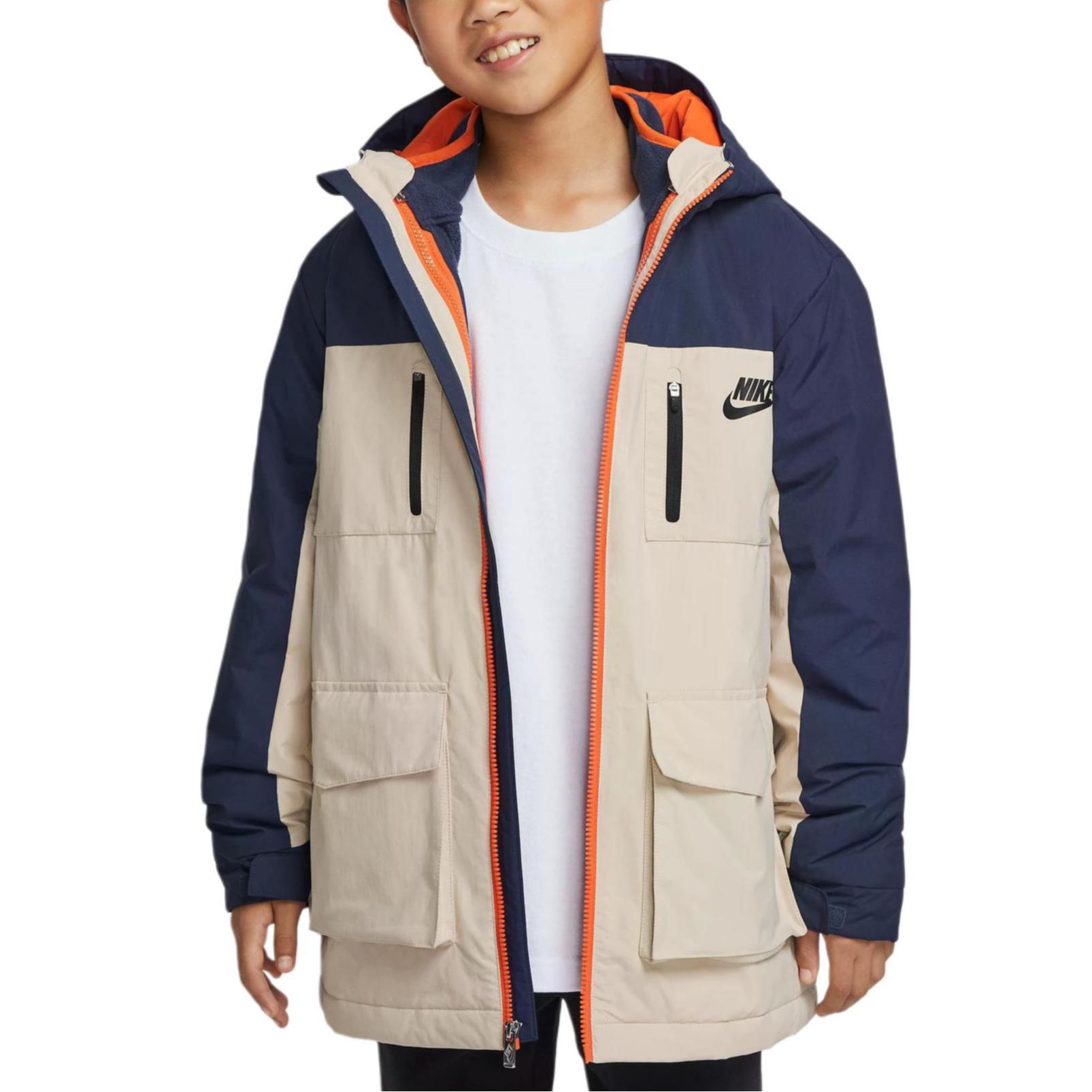 

Nike Хлопковая куртка для холодной погоды для активного отдыха и досуга для детей Детские куртки IR0023-410 M