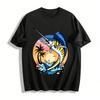 Tropical Sunset Sailfish Print Casual T-Shirt Pure Cotton T-shirt