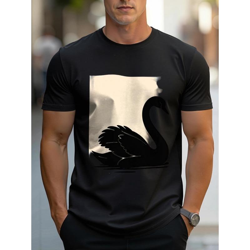

Men s Printed Short-sleeve T-shirt, Breathable Summer Top. Stylish and Casual, Machine washable,Comfortable Fit. 4XL