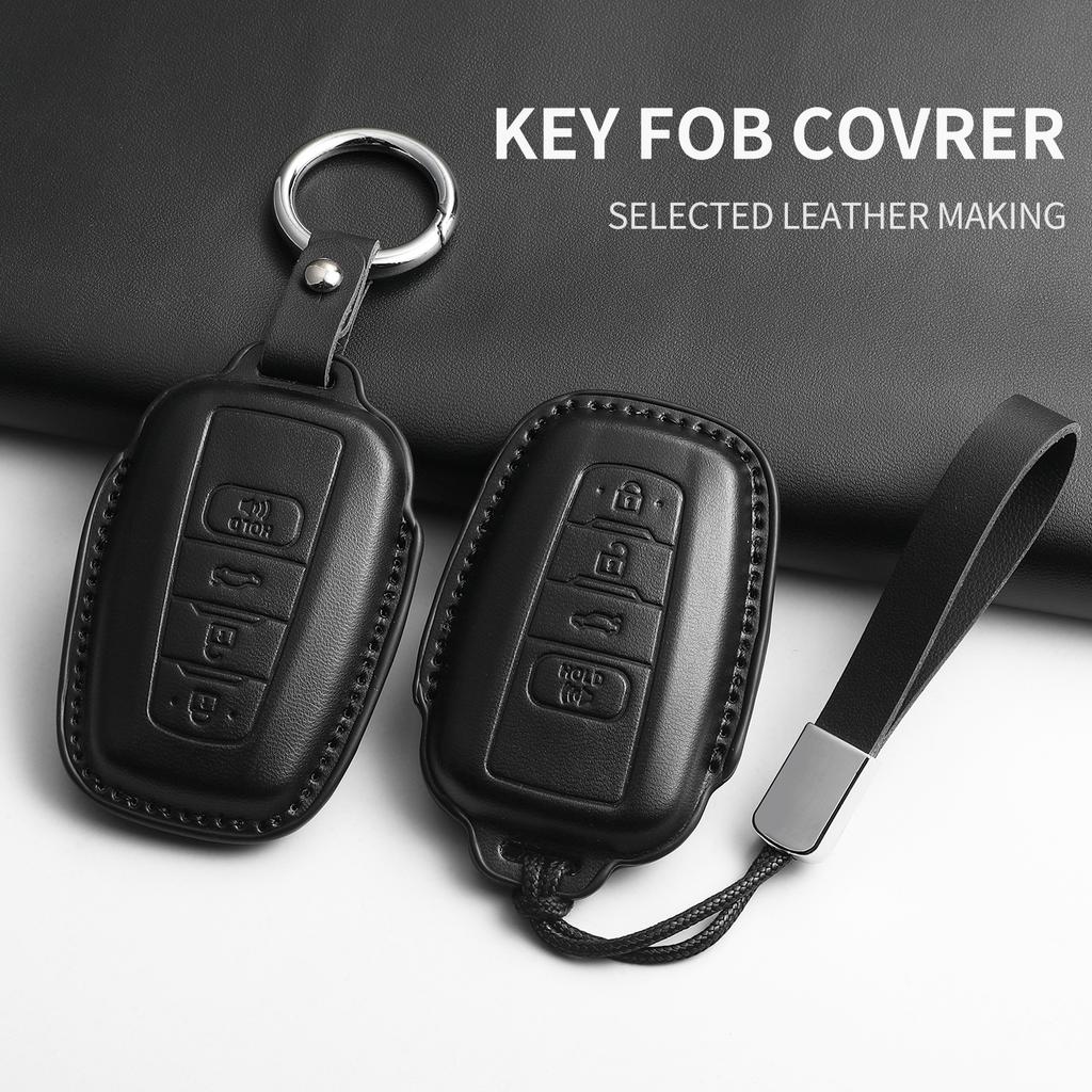 Car Key Case Cover For Toyota CHR Camry RAV4 C-HR Corolla Highlander Prius Land Cruiser Prado Car Remote Key Case Decoratives
