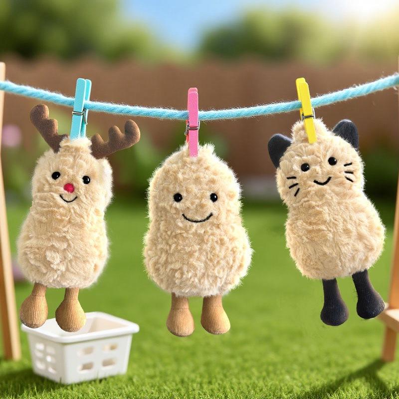 Fun Peanut Doll Halloween Cat Peanut Plush Pendant Peanut Transformation Kitten Christmas Elk Doll