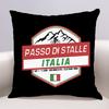 Passo Dello Stelvio Cycling Italy Cushion Cover For Sofa Pillow Case Cover Seat Car Throw Pillowcase 45X45Cm For Home Decorative