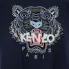 Kenzo Hergestellt in Portugal Stickerei-Logo Langarm-Sweatshirt-Trainer XS Marineblau Herren Gebraucht
