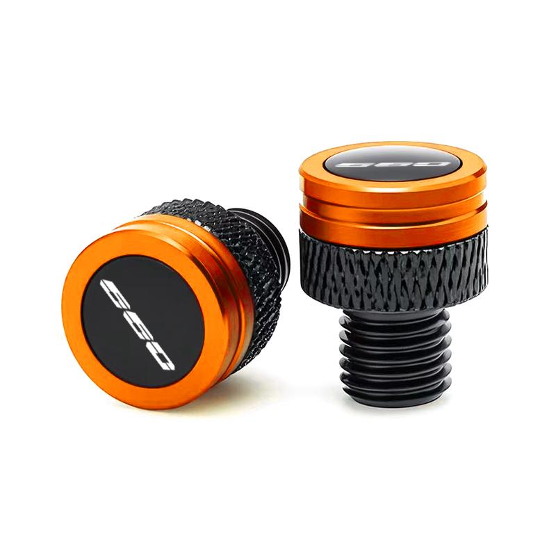 For Triumph Street Triple 765 RS /S/R 675 Trident 660 Tiger 900 GT 800 1200 CNC Motorcycle Mirror Hole Plug Screw Bolts Cover