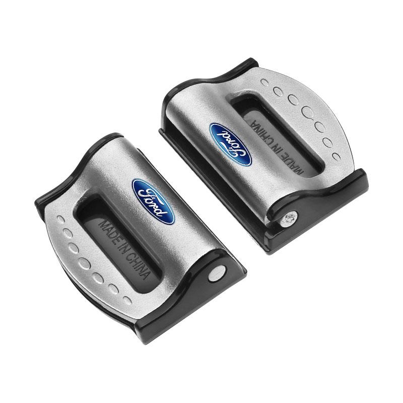 2Pcs Car Safety Seat Belt Buckle Clip Seatbelt Stopper Adjuster Clip For Ford Focus Mk2 Party Mk3 Ranger Mondeo Mk4 Fiest
