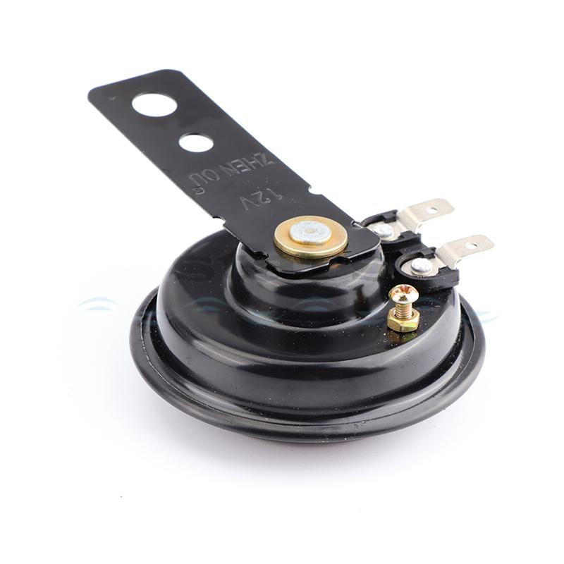 Universal 12 24 36 48 60V Motorcycle Electric Horn Kit Signal Speaker Waterproof Round Loud Horn For Scooter Moped Dirt Bike ATV