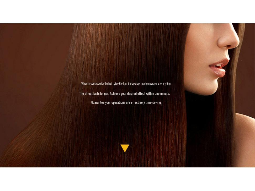 Corn Curling Iron with Temperature Control for Wavy or Straight Hair