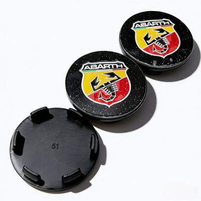 4pcs Scorpion Logo Emblem Badge Car Wheel Center Caps 51mm 46mm Rim Hub Center Dust Cover Wheel Hubcaps Replace Car Accessrories