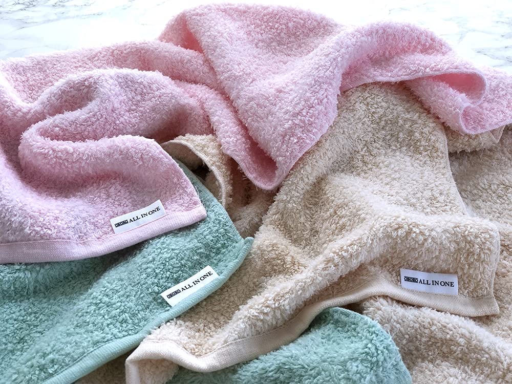 Oboro Towel Bath Towel Lightweight Made in Japan Pink 60 x 120 cm A towel that will make all your wishes come true Quick-drying women's