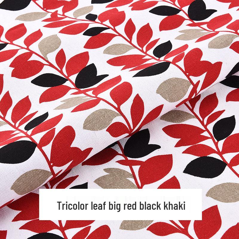 Canvas Floral Cotton Fabric for Sofa, Tablecloth, Stripe Curtains, Pillows & Remnants Clearance