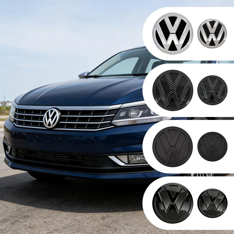 T28For Volkswagen VW Passat B8 2016 2017 2018 Logo Car Badge Hood Front Grille Rear Trunk Emblem Decoration Replacement Accessories