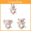 Baby Handheld Rattle Toy With Soft Cotton Material For Sensory Development And Grasping