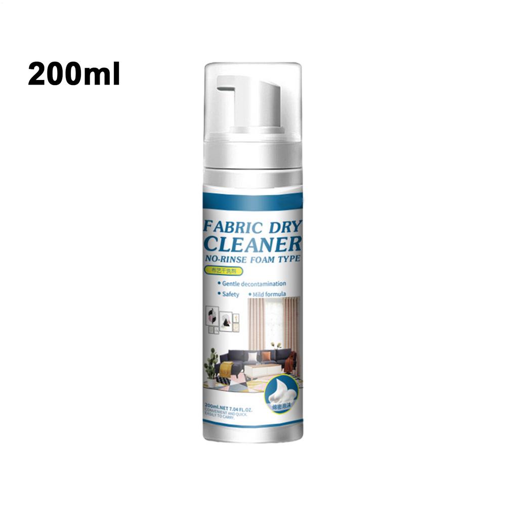 200ml Powerful Stain Sofa Cleaning Foam Household Multifunctional Carpet deep Cleaner Water-free Fabric Refresher Spray