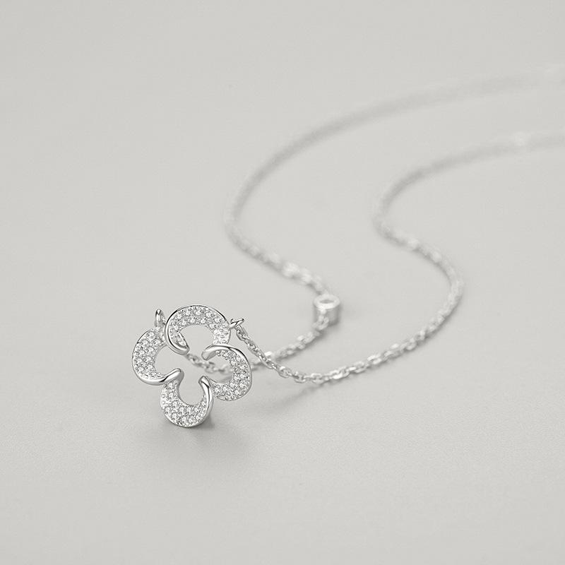 Tancise S925 Sterling Silver Luxury Personality Pendant Necklace Women's Classic Tide Necklace Necklace Party Gift