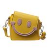 Adorable Cartoon Smiley Face Crossbody Bag For Girls Trendy And Lightweight