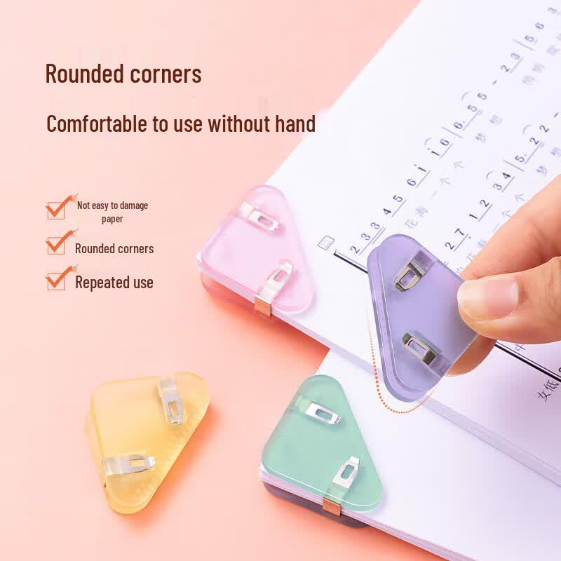 Deli Translucent Triangle Corner Clips (4-pack)