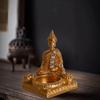 Candle Holder Tea Light Ornament Buddha Statue Stand Candlestick for Living Room Meditation