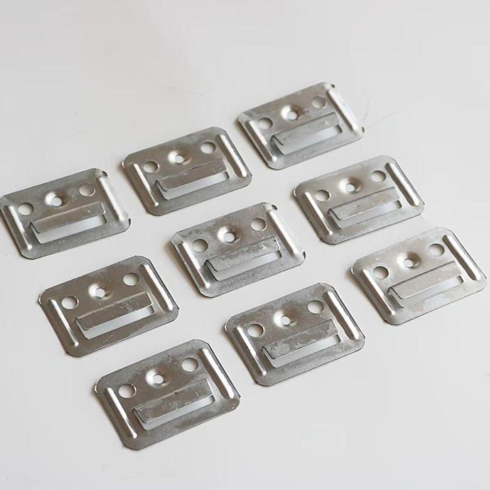 100Pcs Rust Resistant Wall Panel Clips Galvanized Steel Wall Panel Fixing Clamps  Ceiling Cladding