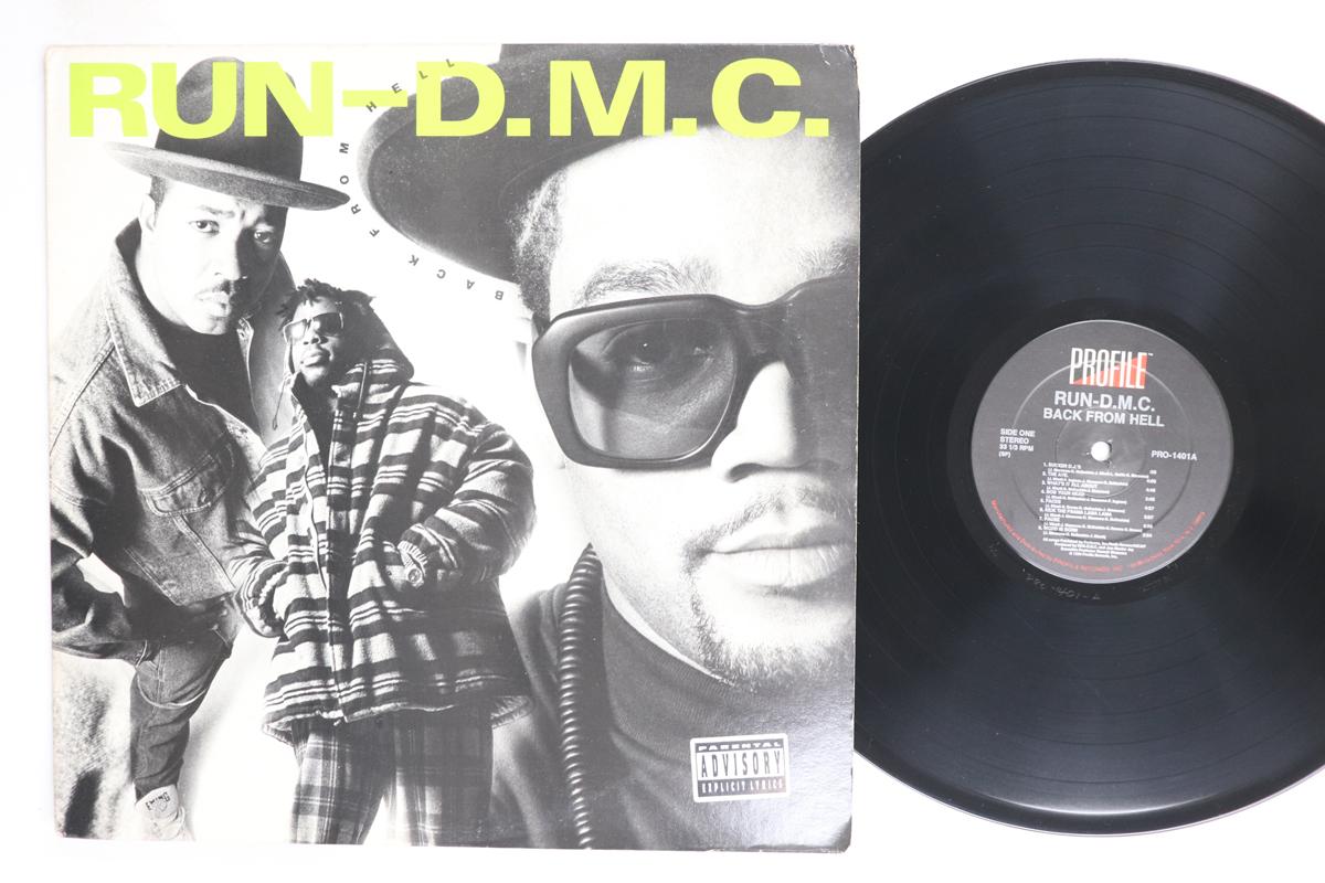 

Виниловая пластинка RUNDMC Back From Hell PRO1401 PROFILE 1990 US Rap HipHopRB Б/у
