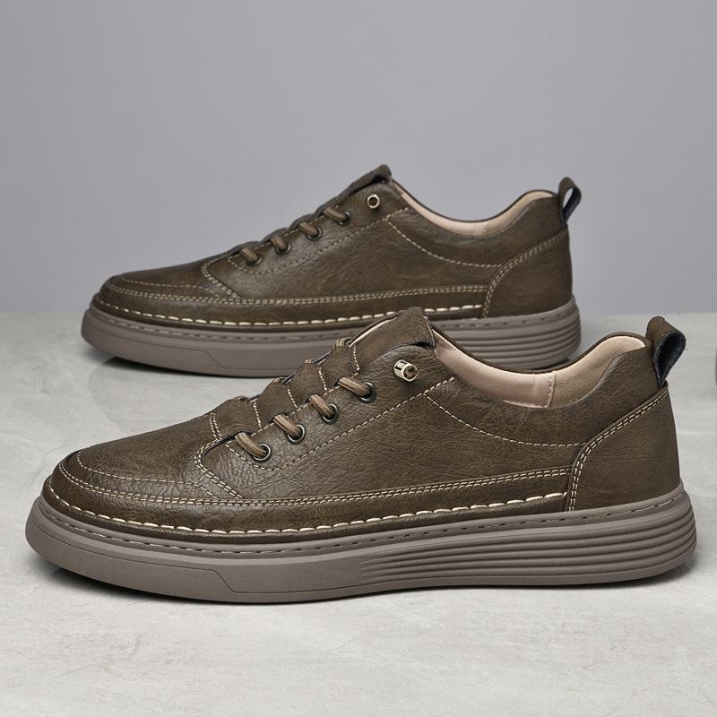 Men's Shoes 2025 Summer New Lace-up-free Board Shoes Casual British Trend Sports Shoes
