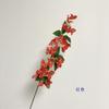 Single Artificial Bougainvillea with Leaves Vine for Home Wedding Wall Hanging Floral Decoration