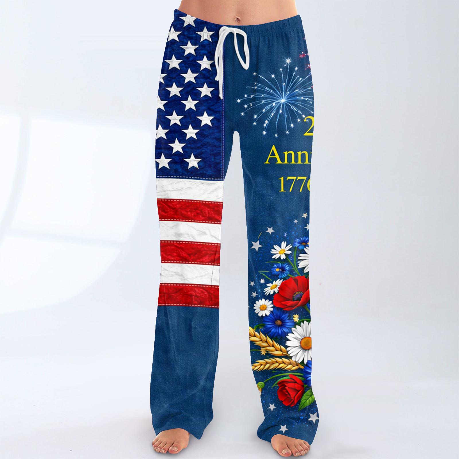 

Женские модные свободные повседневные брюки с принтом и эластичной талией на шнурке XL