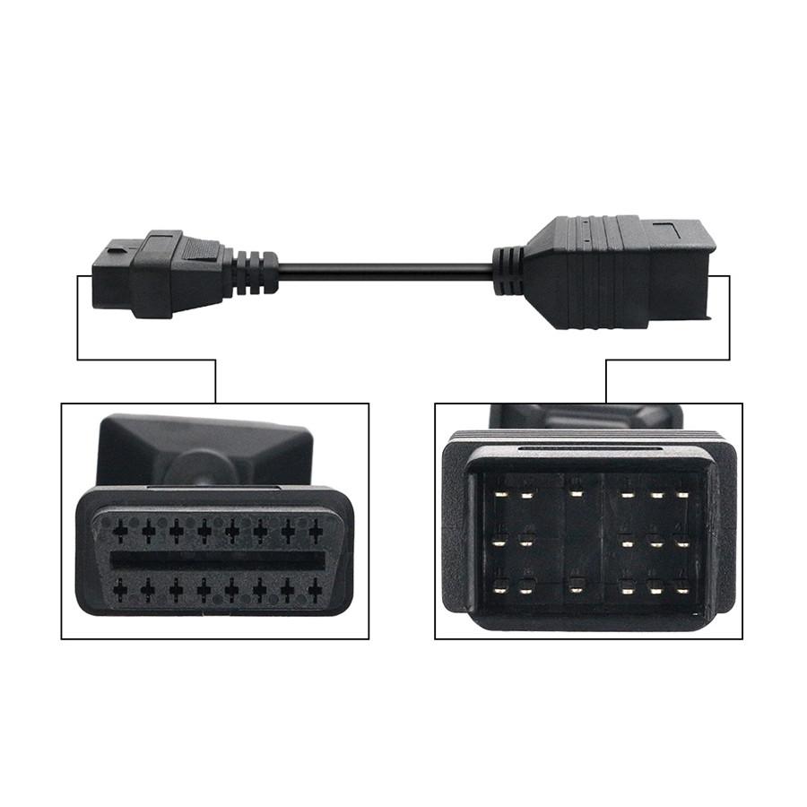 

For Toyota 17pin to 16pin OBDII Extension Cable Connector Adapter